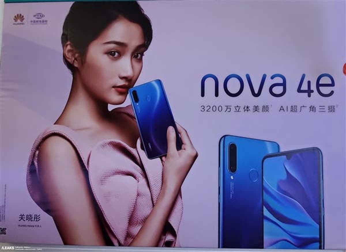 huawei nova 4e with 32mp front camera