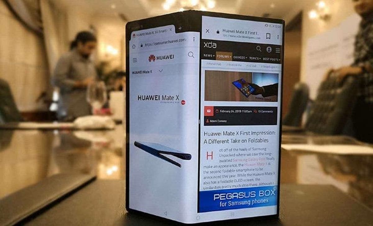 huawei mate x 5g stocks at least 100