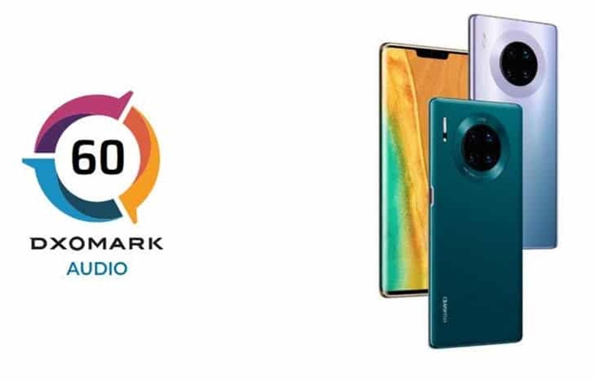 huawei mate 30 pro audio scores 60
