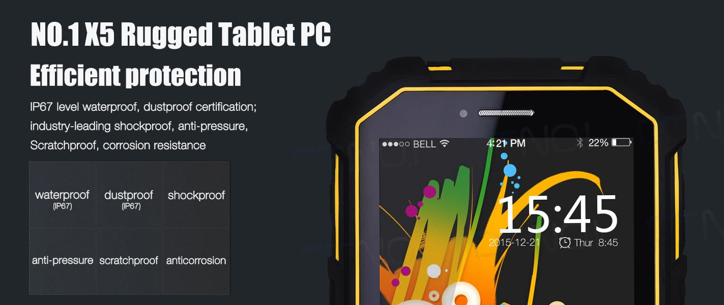 no1 x5 rugged tablet