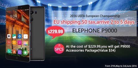 elephone p9000 uefa offer
