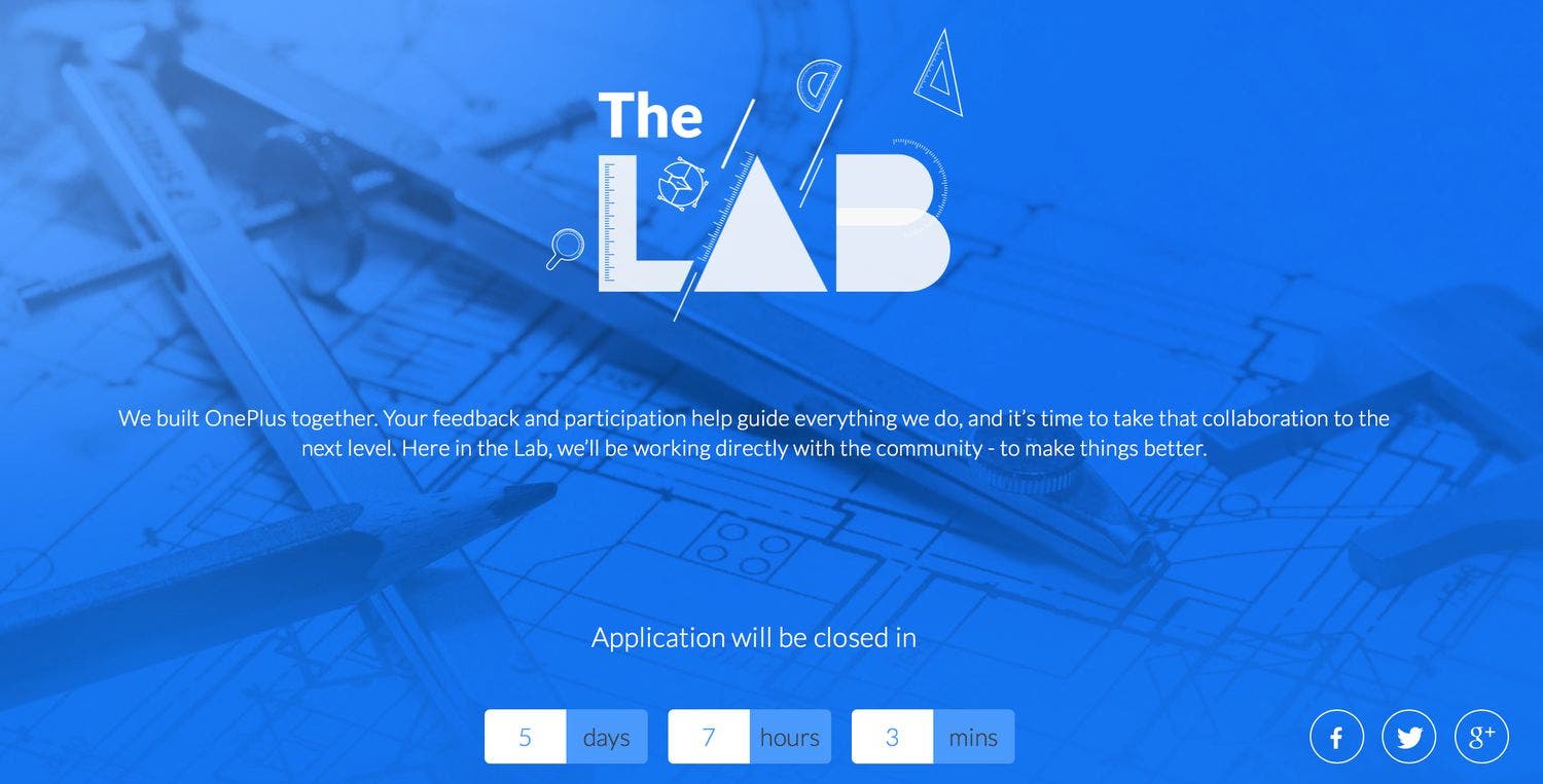 OnePlus 3 The Lab