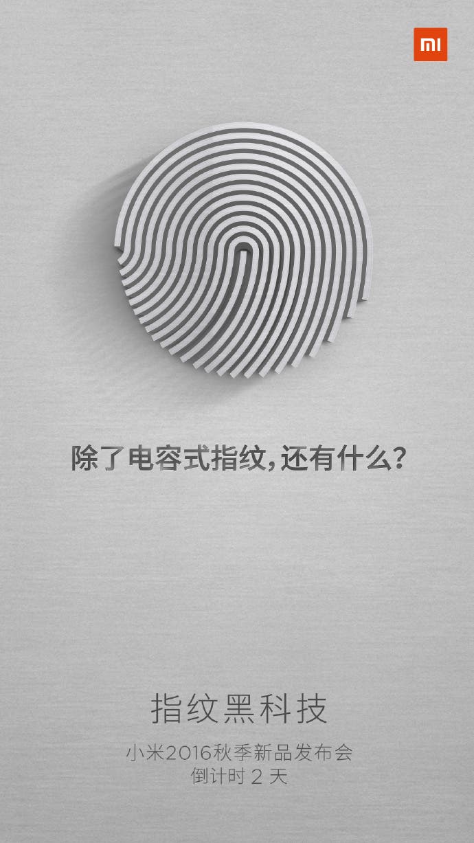 Xiaomi Mi 5S Ultrasonic fingerprint sensor