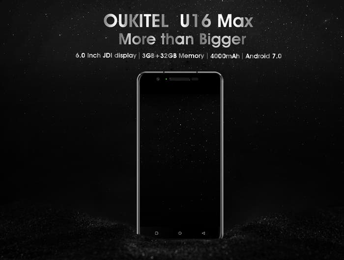 Complete specs of Oukitel U16 Max revealed