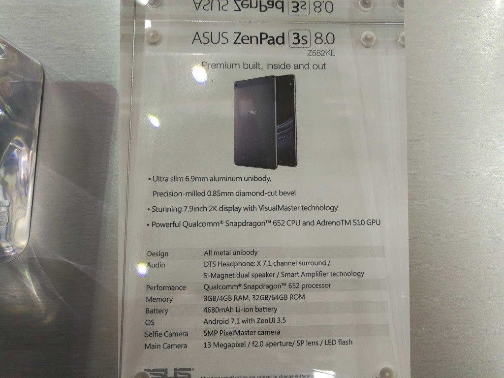 ZenPad 3S 8