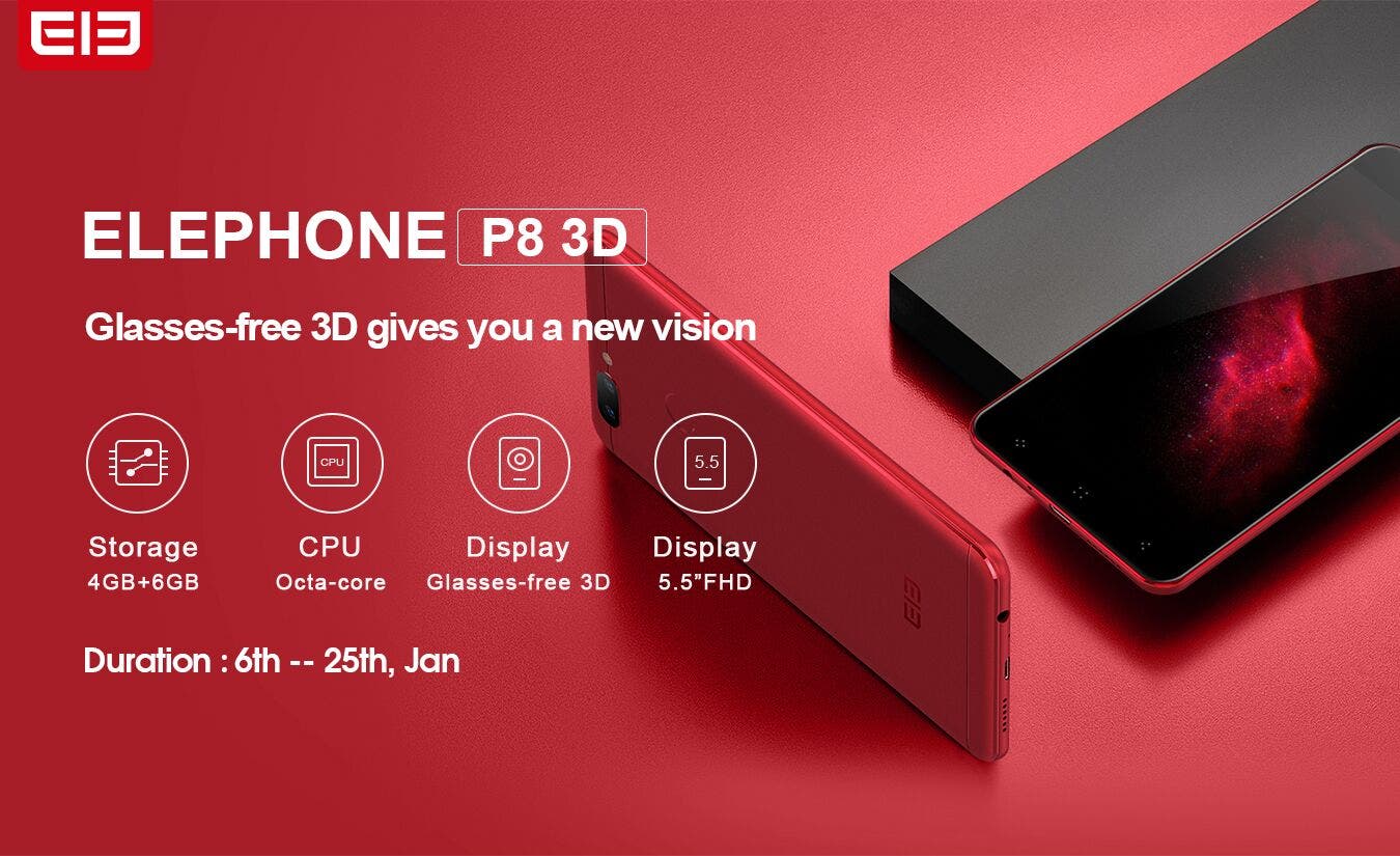 Elephone P8 3D