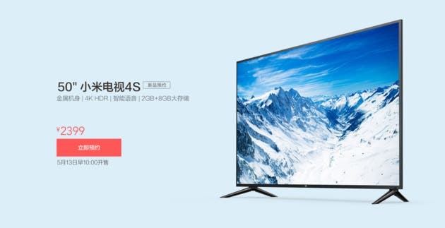 Xiaomi Mi TV 4S 50-inch
