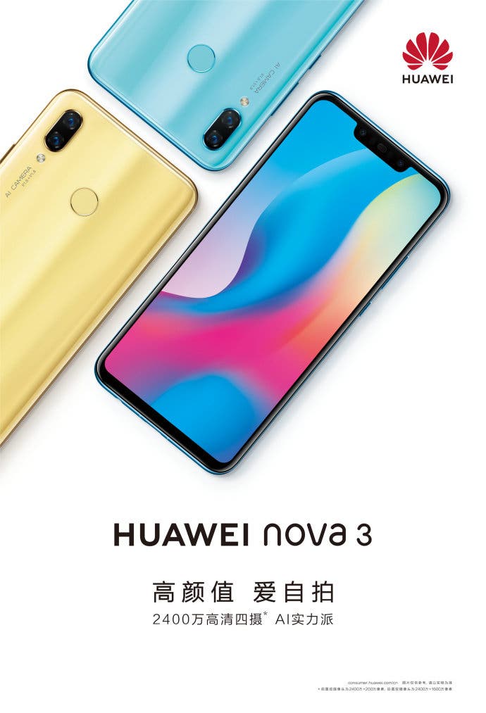 Huawei Nova 3 could launch in the Philippines on July 28, outdoor