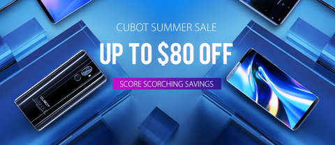 CUBOT's summer sale