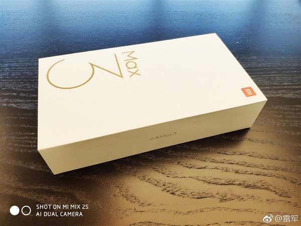 Xiaomi Mi max 3 box