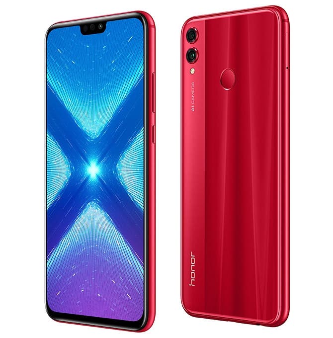 honor 8x red