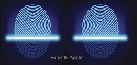 Apple on-screen fingerprint recognition