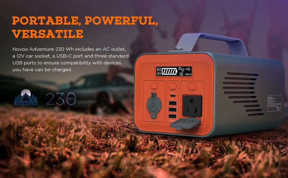 Portable power station NOVOO 230Wh in  sales 
