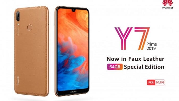 Huawei Y7 (2019) faux leather limited edition