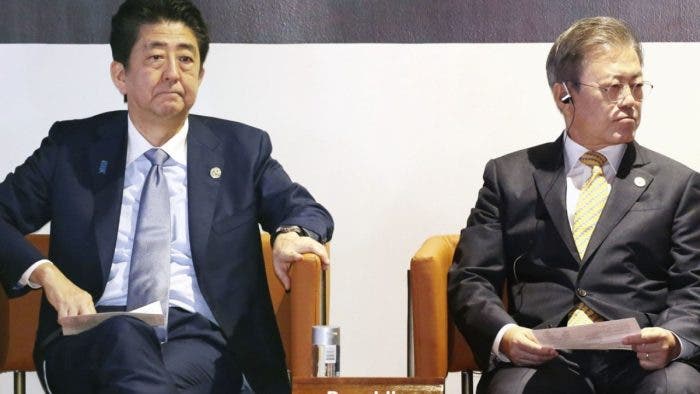 Japan and Korea leaders