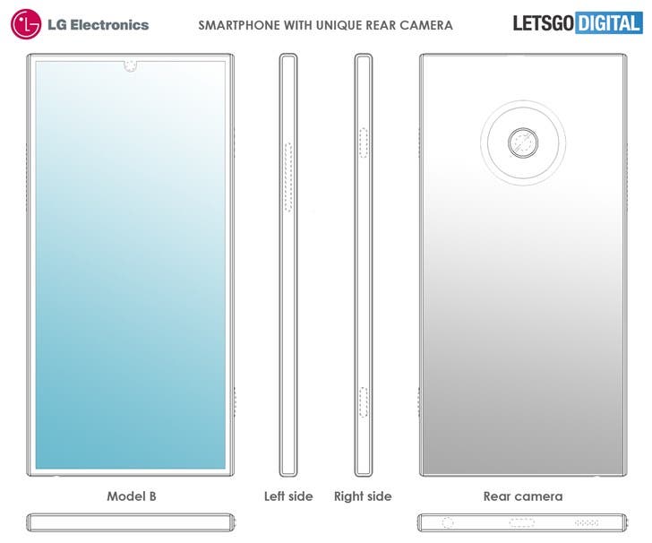 LG smartphone design patents