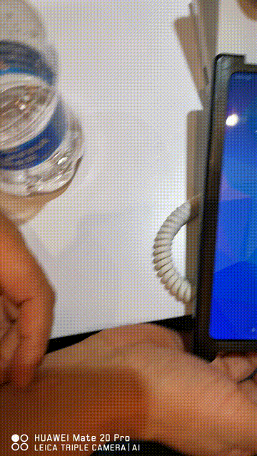 Huawei LCD smartphone with an on-screen fingerprint sensor
