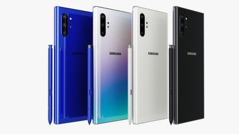 Blue Samsung Galaxy Note 10 Plus