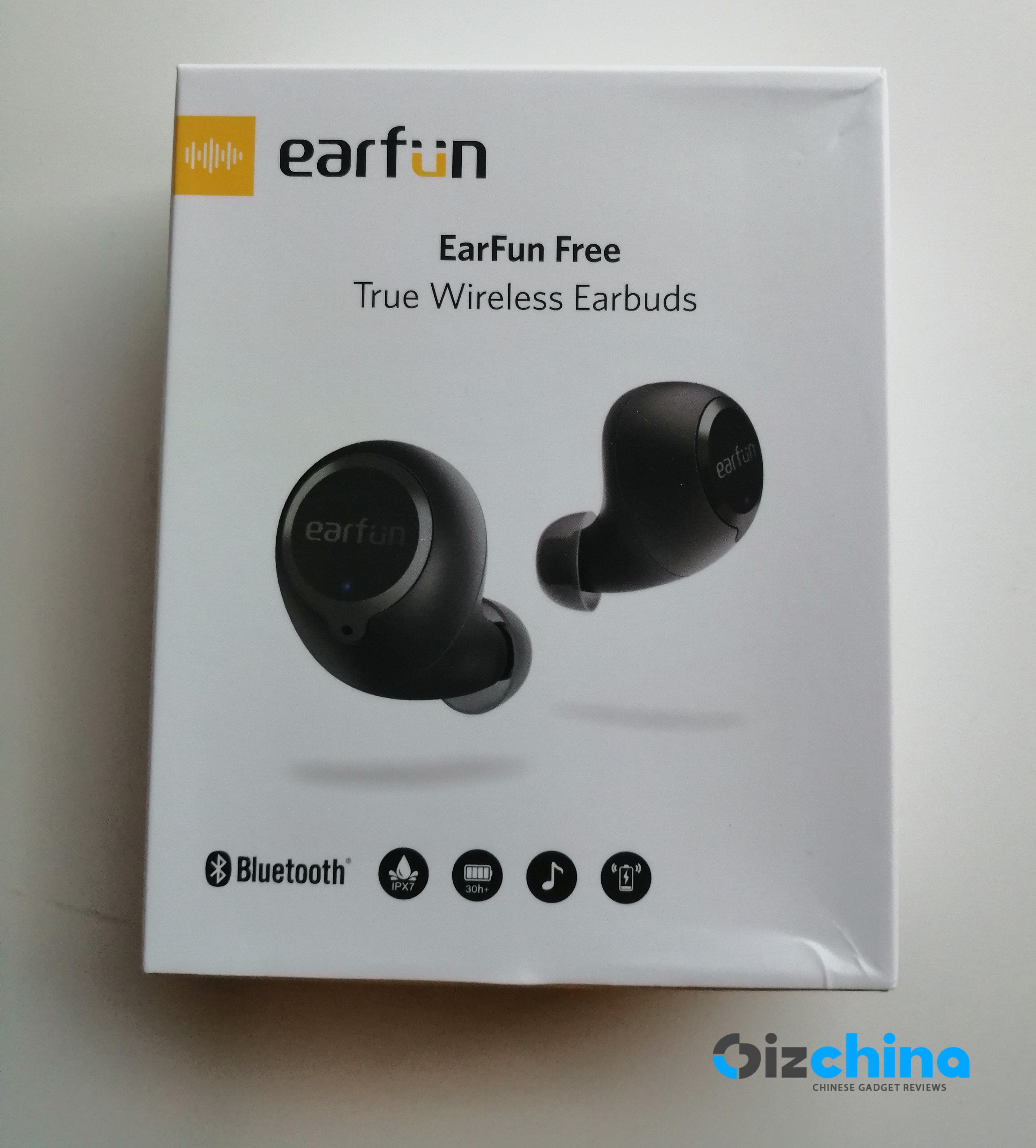 EarFun Air True Wireless Earbuds, Bluetooth Earbuds with 4 Mics,  Sweatshield IPX7 Waterproof with Volume Control, USB-C Fast Charge, in-Ear  Headphones