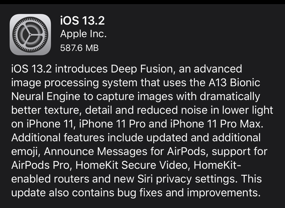 iOS 13.2