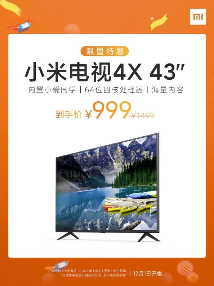 Xiaomi Mi TV 4X