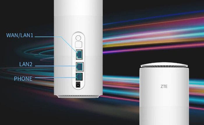 ZTE's second-generation 5G indoor router MC801A