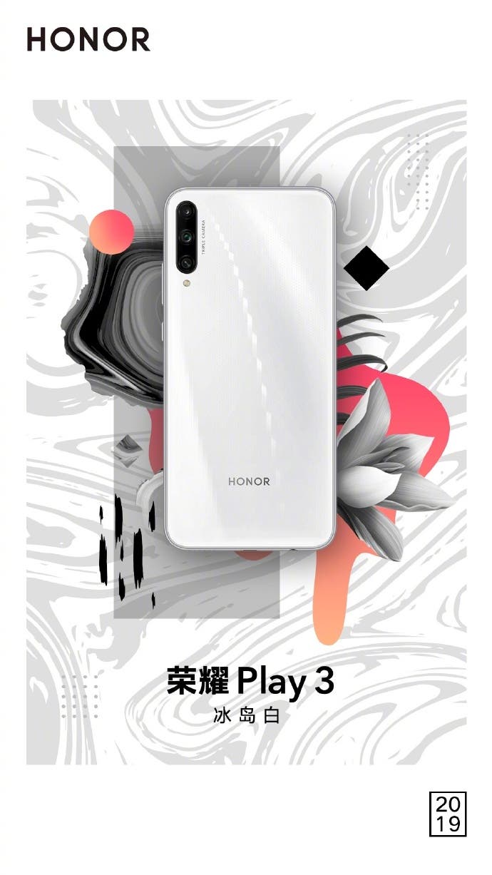 Honor Play 3 Now Available in Icelandic White