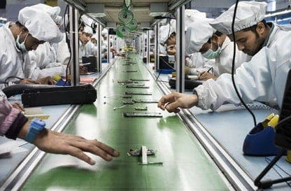 Apple production lines