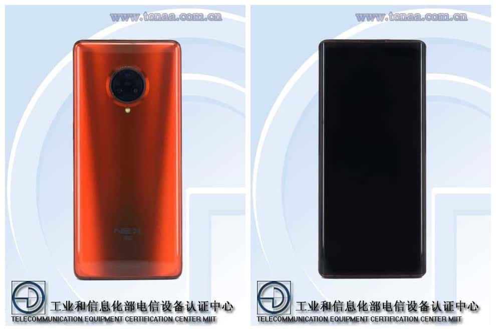 Vivo NEX 3 5G with Snapdragon 865 and 55W Charging Spotted on TENAA