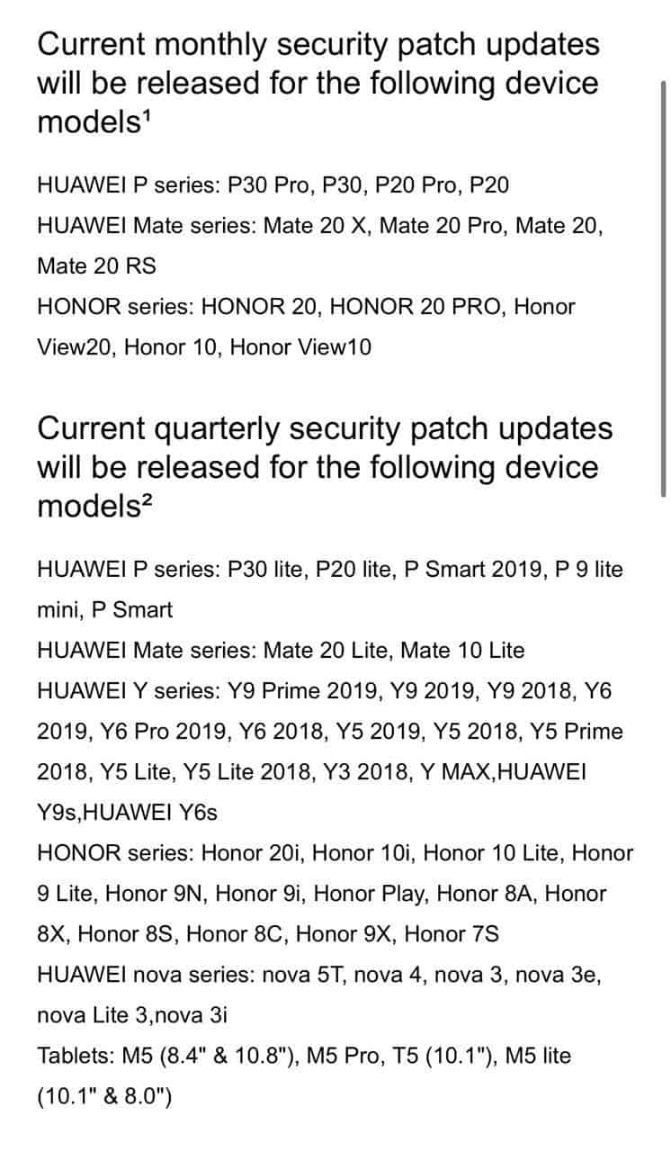 Huawei Mate 10 series
