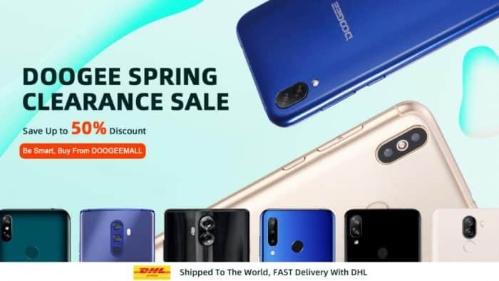DOOGEE Spring clearance sale