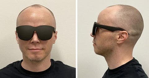Facebook ultra-thin VR concept glasses