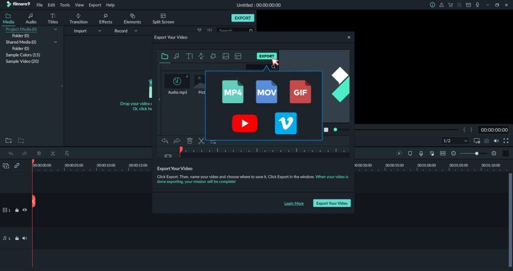 Filmora9: easy and complete solution to start editing videos