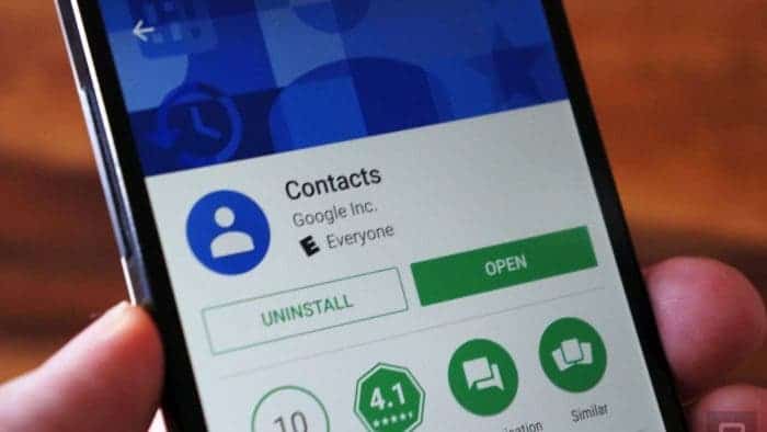 Restore deleted contacts using Contacts app
