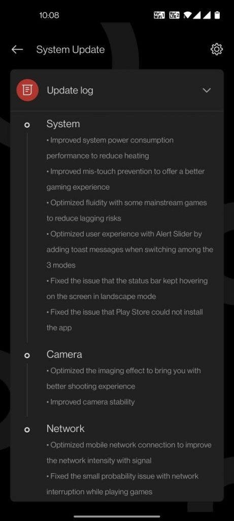 OnePlus 8T OxygenOS 11 update