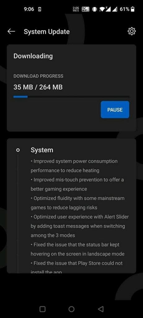 OnePlus 8T OxygenOS 11 update