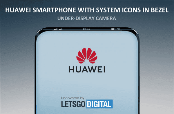 Huawei under-screen camera