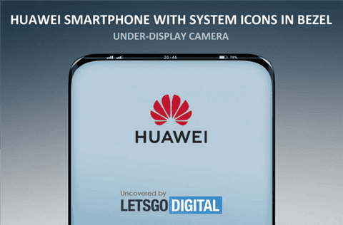 Huawei under-screen camera