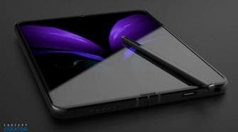 Samsung Galaxy Z Fold 3 folding screen smartphone