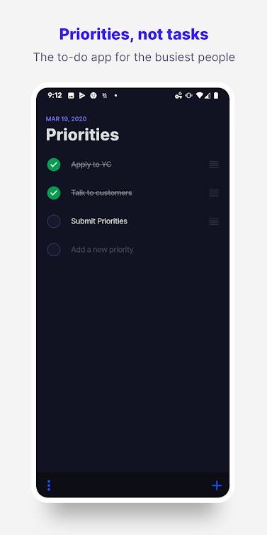 Priorities - Best Free Android Apps