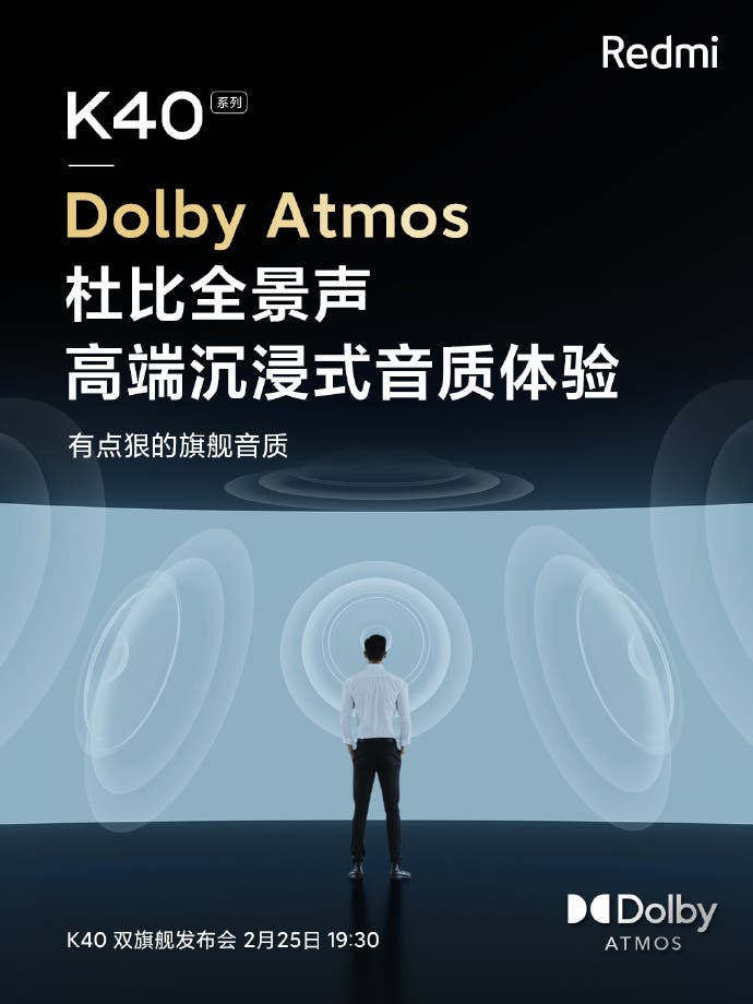 Redmi K40 Dolby Atmos