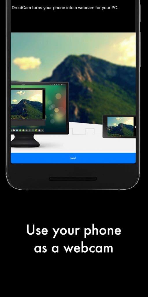 DroidCam - best free Android apps