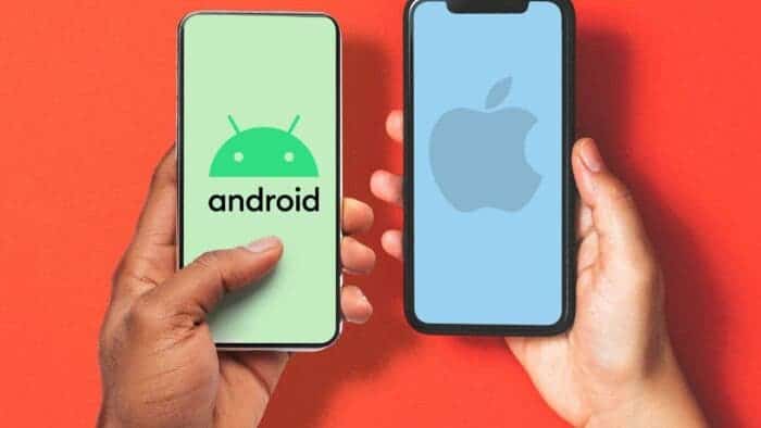 android ios smartphones