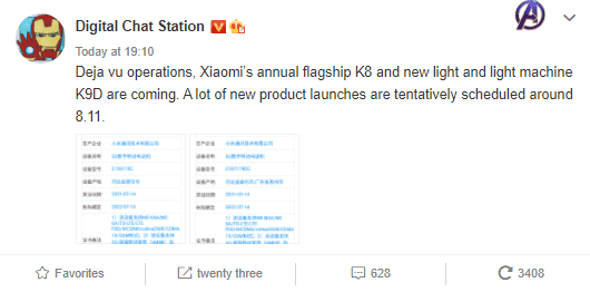 Xiaomi Mi MIX 4 and Xiaomi CC 11 series