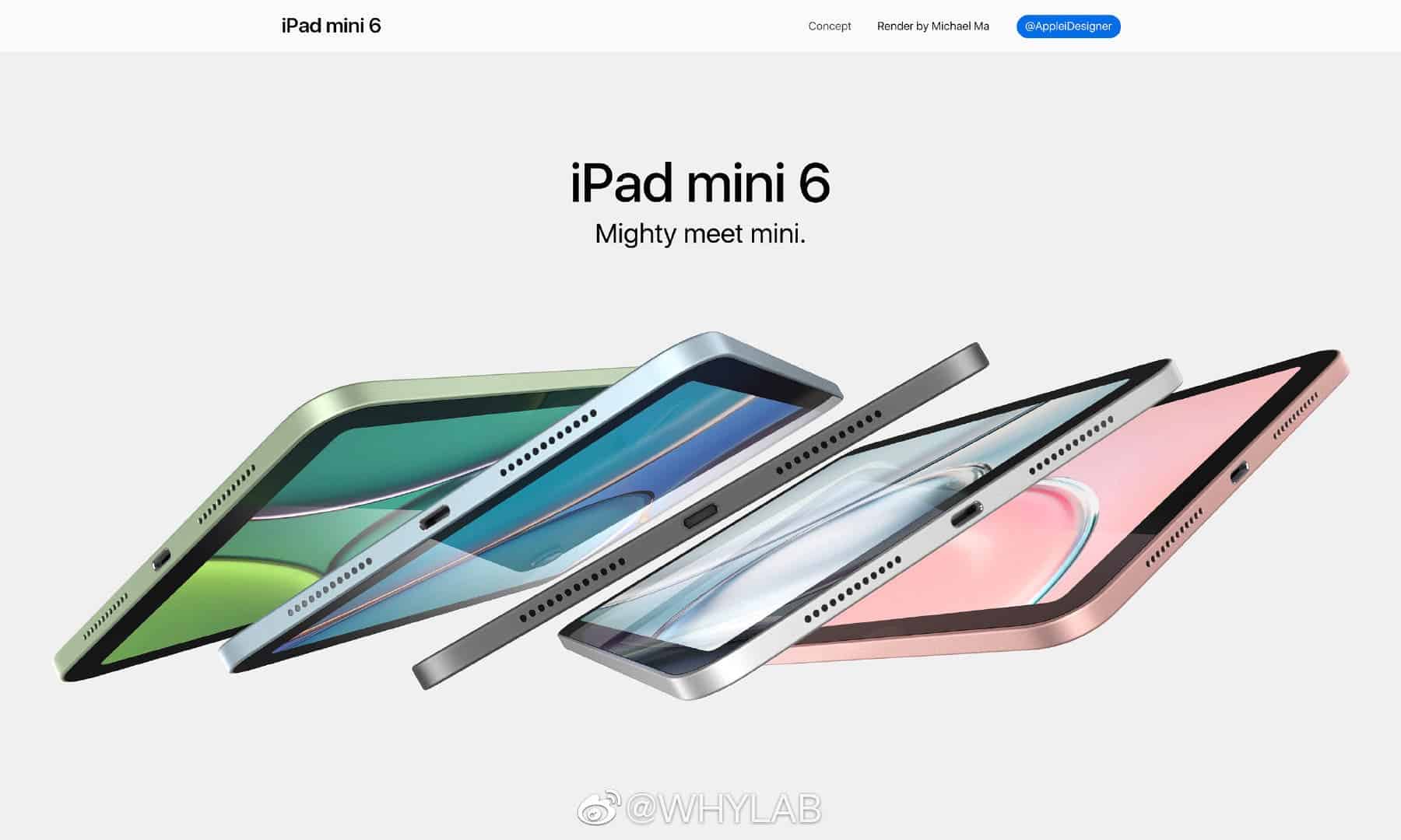 iPad mini 6 design leaked in new renderings 