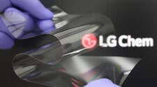 LG foldable display coating material