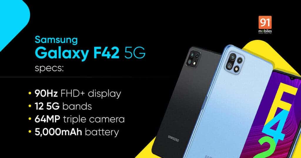 Samsung Galaxy F42 5G specs