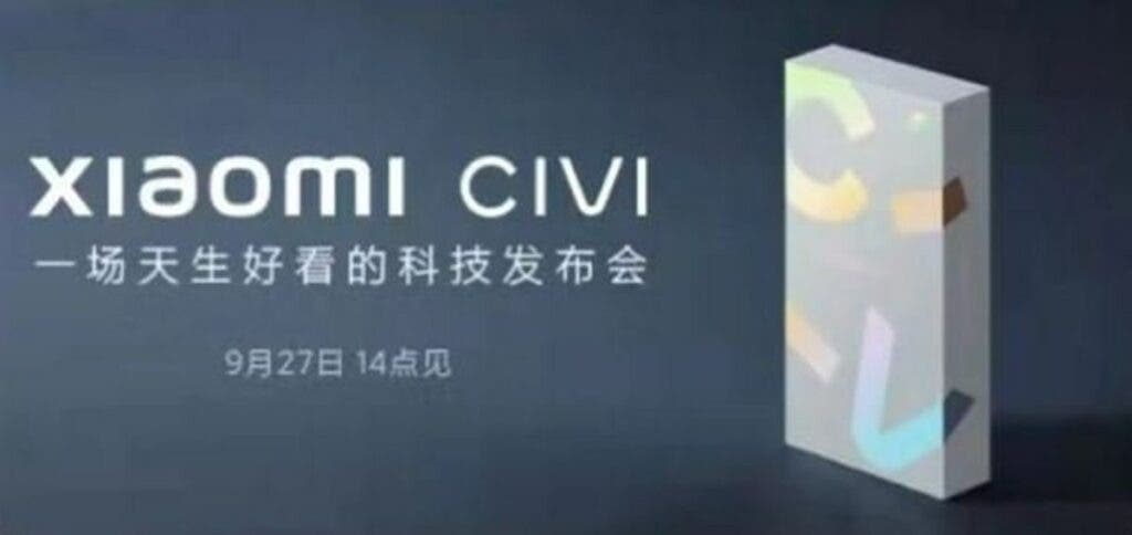 Xiaomi Civi Launch