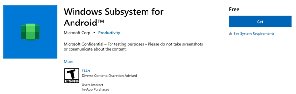 Windows Subsystem For Android