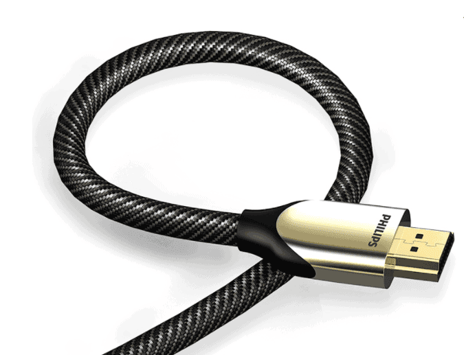 HDMI and coaxial cables